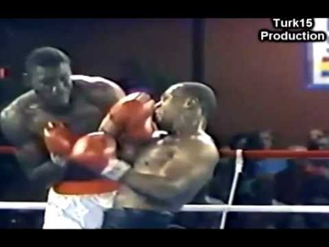 Mike Tyson- Right hook body & Right uppercut head Combination