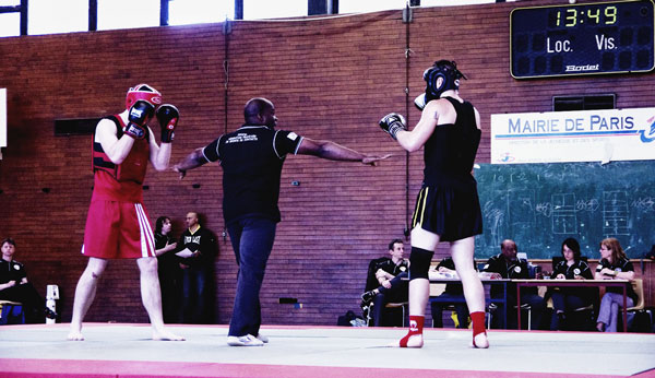 Combat Sanda Boxe Chinoise Boji Championnat France 2012