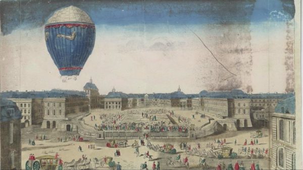 Les frères Montgolfier et leur machine volante