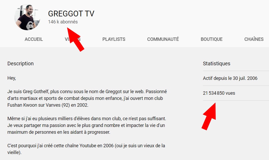 Chaîne Youtube GREGGOT TV